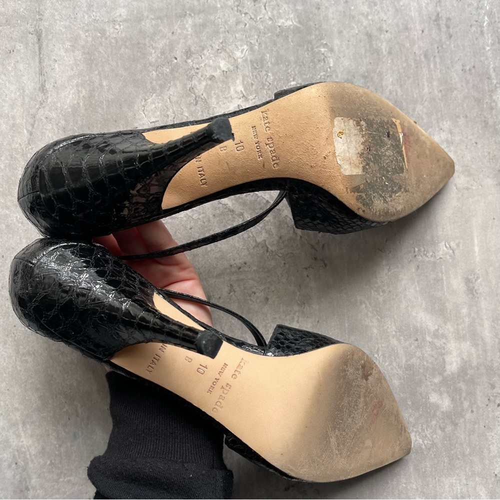 Elegant Black Stiletto Heels - Picture 10 of 13